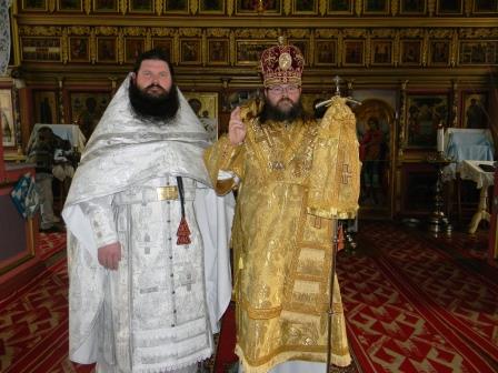 archbishop Flavian and priest Andrew \ архиепископ Флавиан Славский и  священник Андрей, 17 ноября, 2013